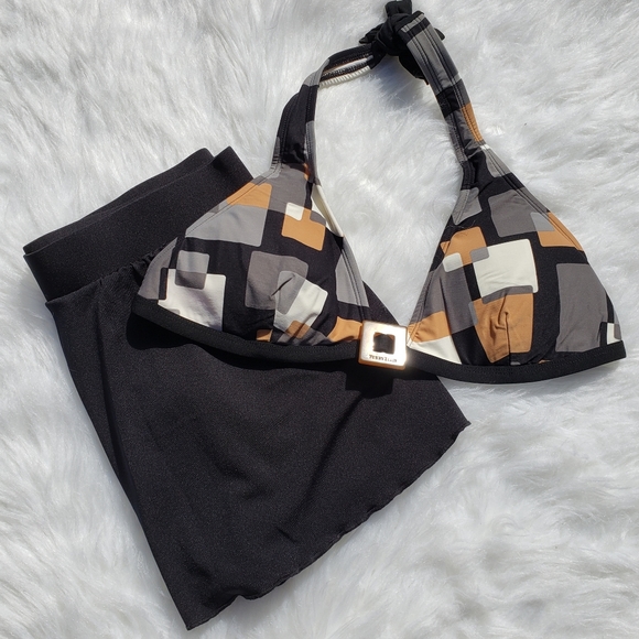 Patterned Swim Top - Picture 4 of 6